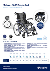 Aspire Metro SP Wheelchair Flyer