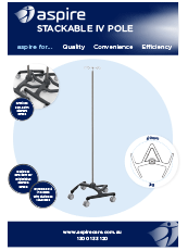 Aspire Stackable IV Pole